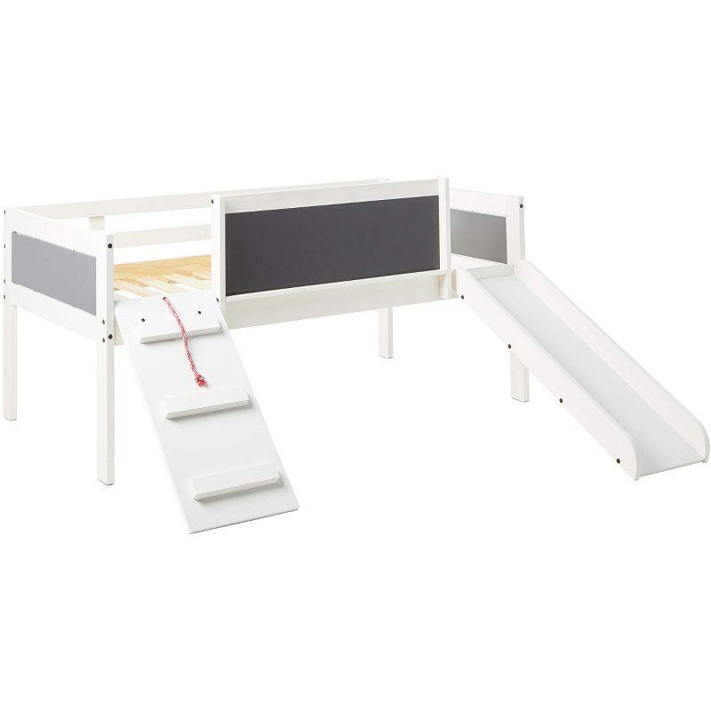 Twin Solid Wood Platform Loft Bed by Donco Kids