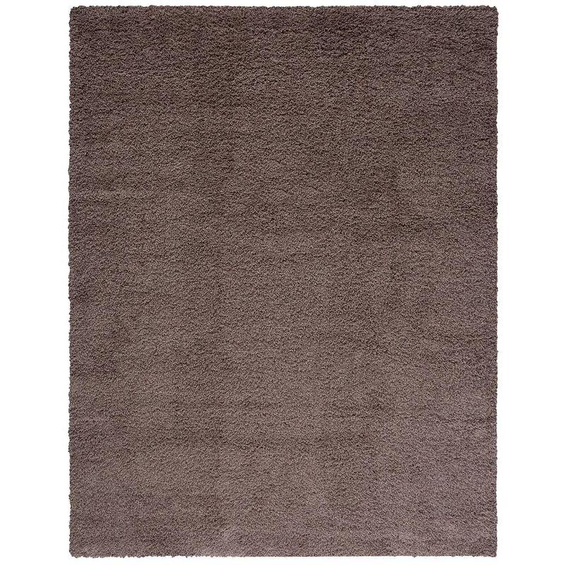Santa Monica Shag SGN725 Power Loomed Indoor Area Rug - Taupe - 8'9"x11'9" - Safavieh.