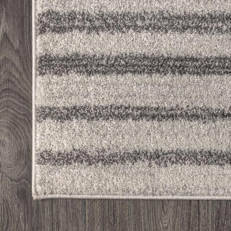 Lyla Offset Stripe Area Rug  - JONATHAN Y