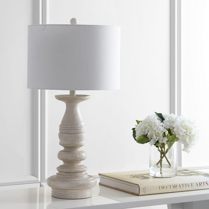 Jareth Table Lamp (Set of 2) - White Wash - Safavieh.