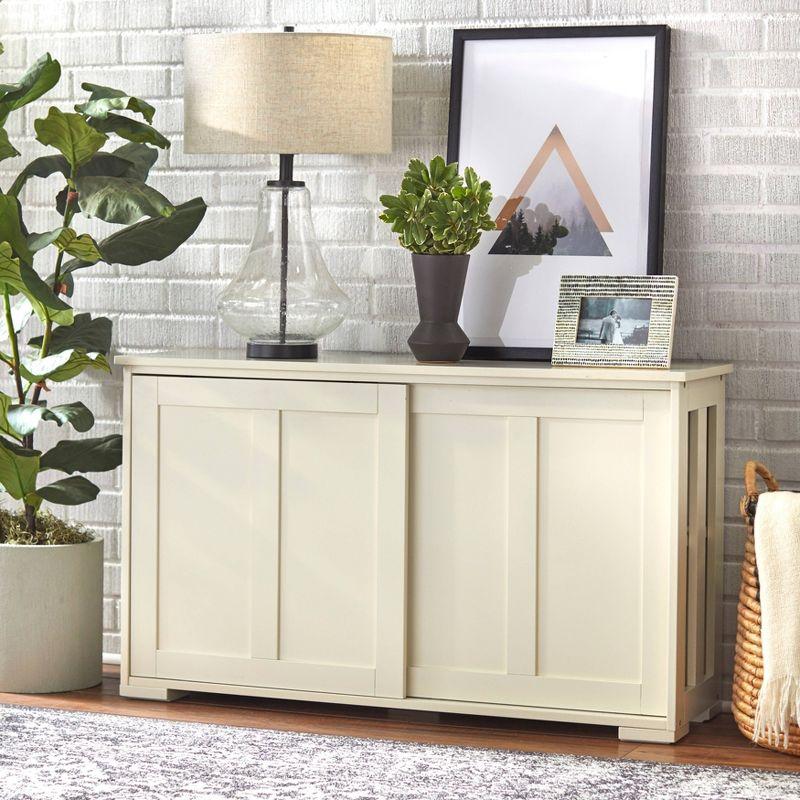 Pacific Stackable Cabinet with Sliding Doors - Buylateral