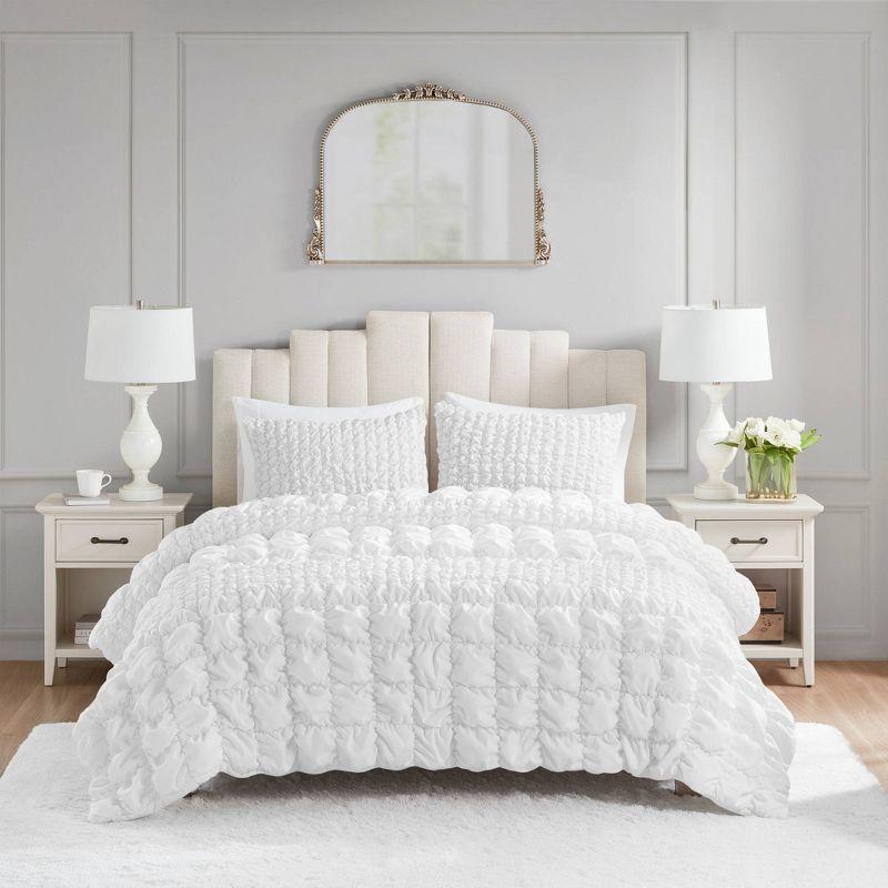 Evelyn Ruched Comforter Set