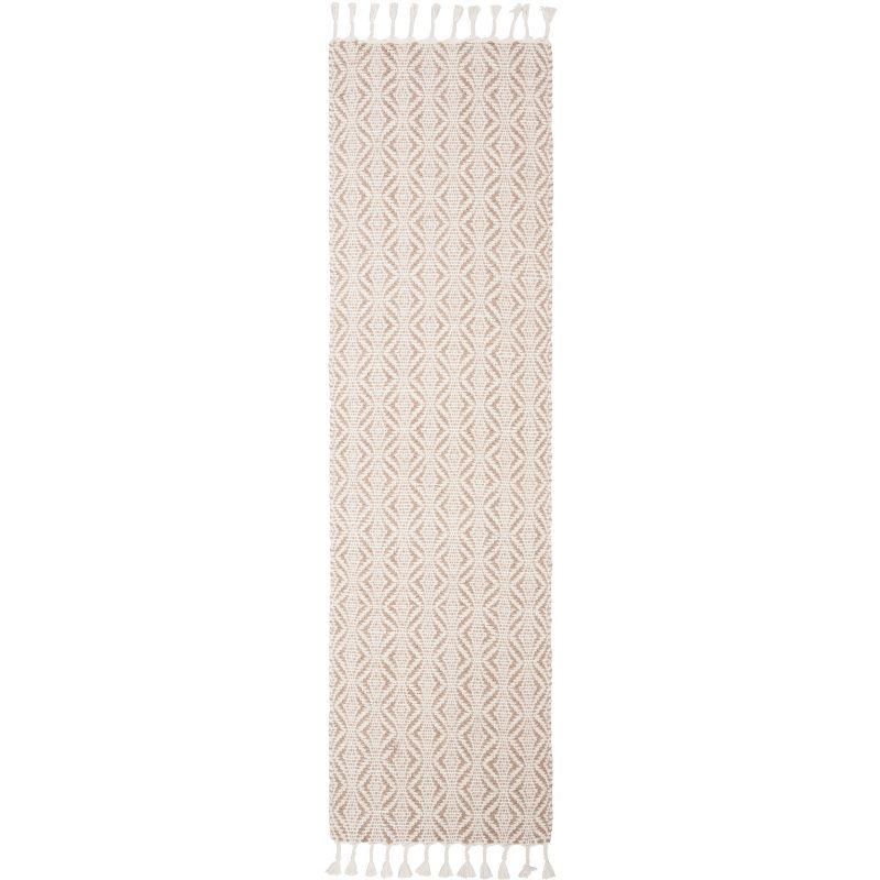 Natura NAT153 Hand Loomed Runner Rug - Beige - 2'3"x8' - Safavieh.