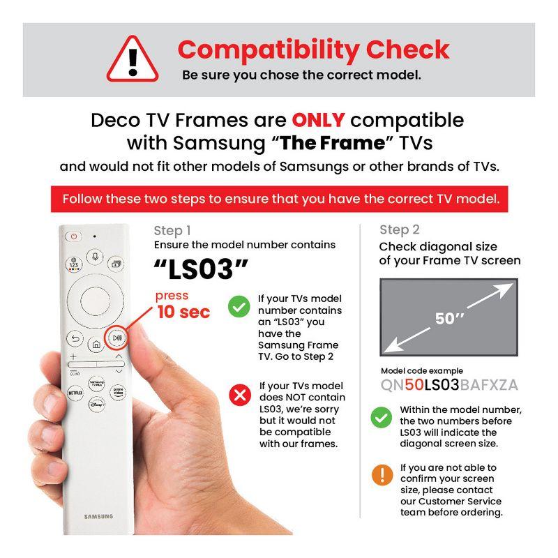 Deco TV Frames Ornate Deco TV Frame for Samsung Frame TV and Frame Pro