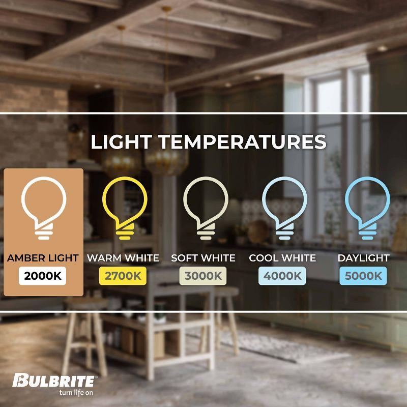 40 Watt Equivalent, T14 LED, Antique Dimmable Light Bulb, (2200K) E26/Medium (Standard) Base