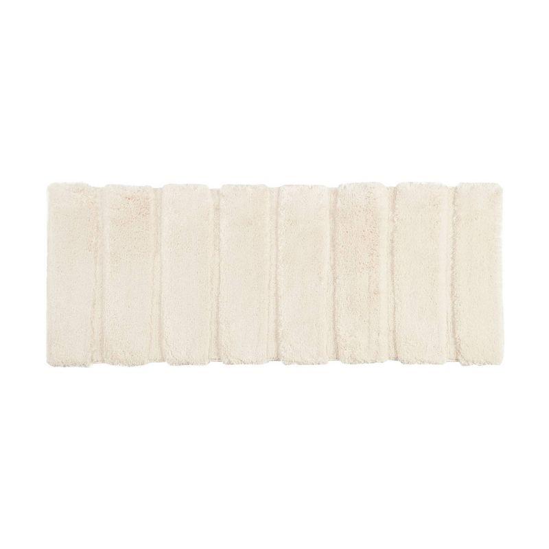 Chanchal Tufted Pearl Channel Bath Rug