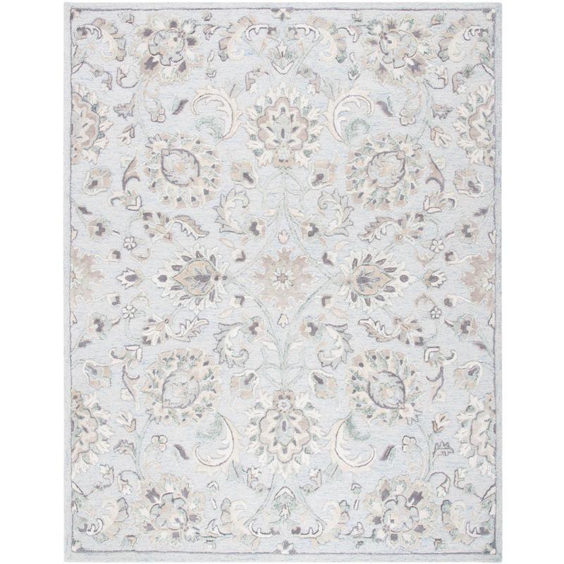 Glamour GLM624 Hand Tufted Indoor Area Rug - Light Blue/Ivory - 8'x10' - Safavieh