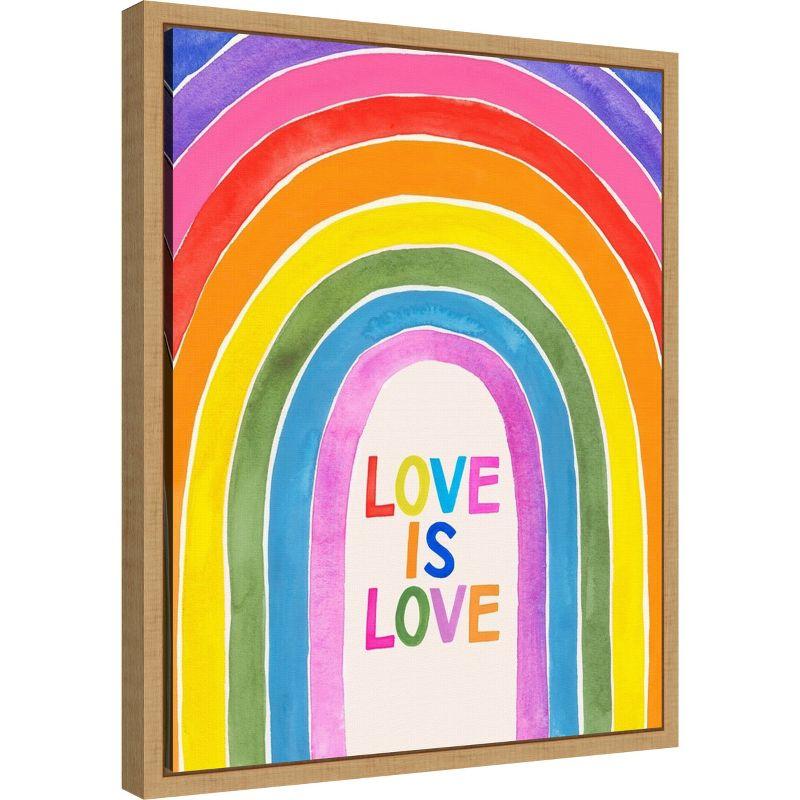 Amanti Art Love Loudly IV by Victoria Barnes Canvas Wall Art Print Framed 16 x 20-in.