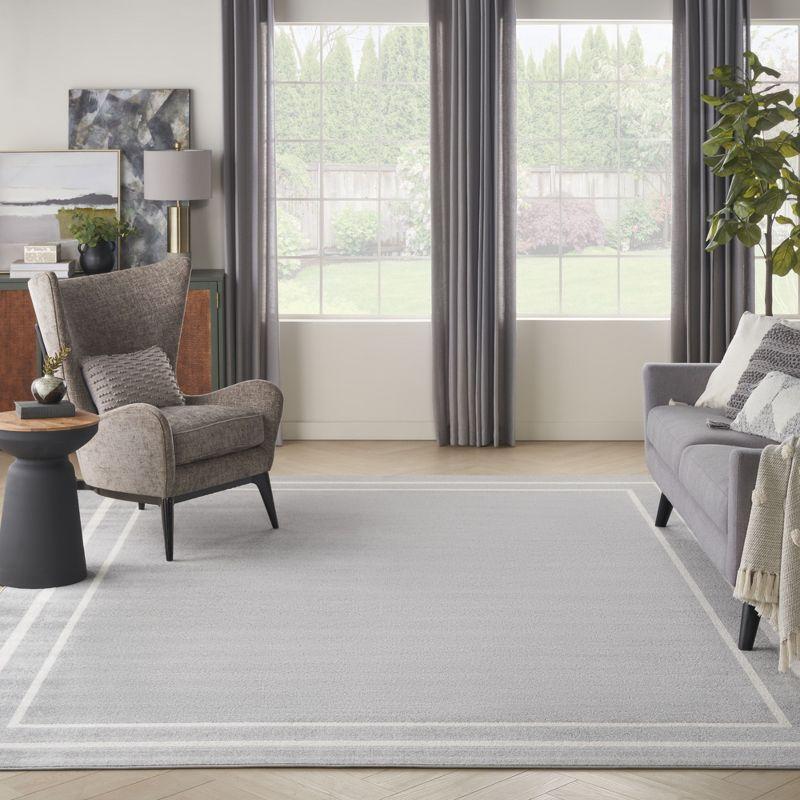 Nourison Essentials Bordered Indoor Outdoor Area Rug