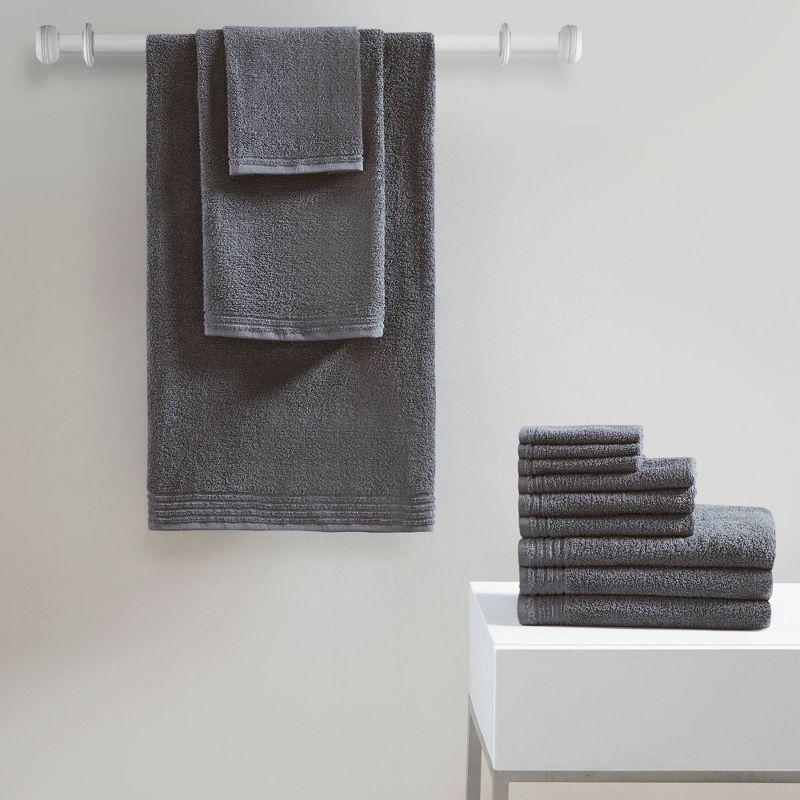 12pc Cotton Quick Dry Bath Towel Set - 510 Design