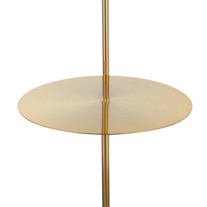 Symbol Contemporary/Glam Floor Lamp with Integrated Table & Marble Base - LumiSource: Tall, LED, UL Listed