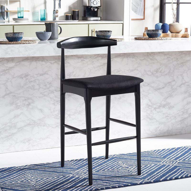 Lionel Retro Bar Stool - BST1503 - Black - Safavieh