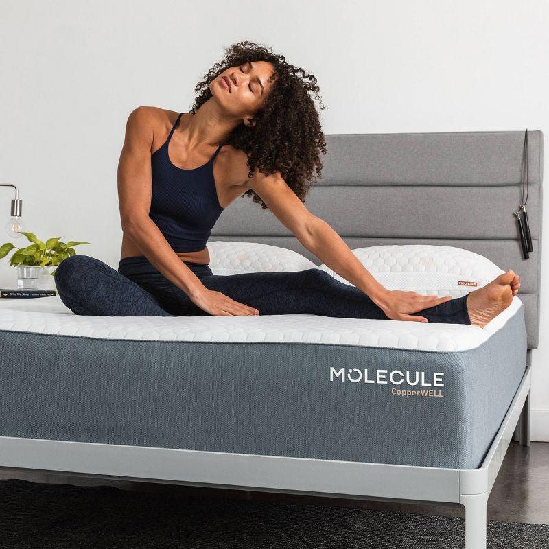 MOLECULE CopperWELL 12" Cooling Gel Memory Foam Medium Plush Mattress