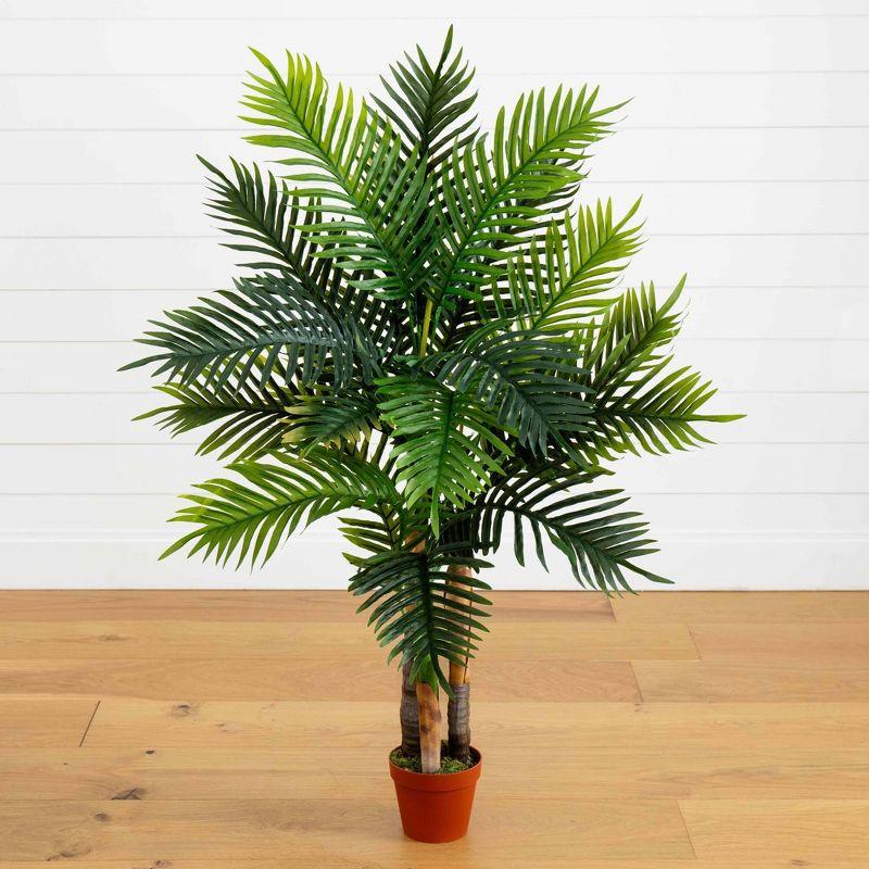 Nearly Natural 4-ft Areca Palm Tree (Real Touch)