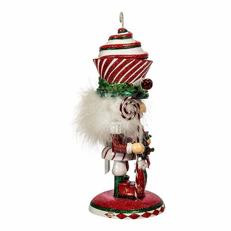 Kurt Adler 12-Inch Hollywood Cupcake Swirl Hat Nutcracker