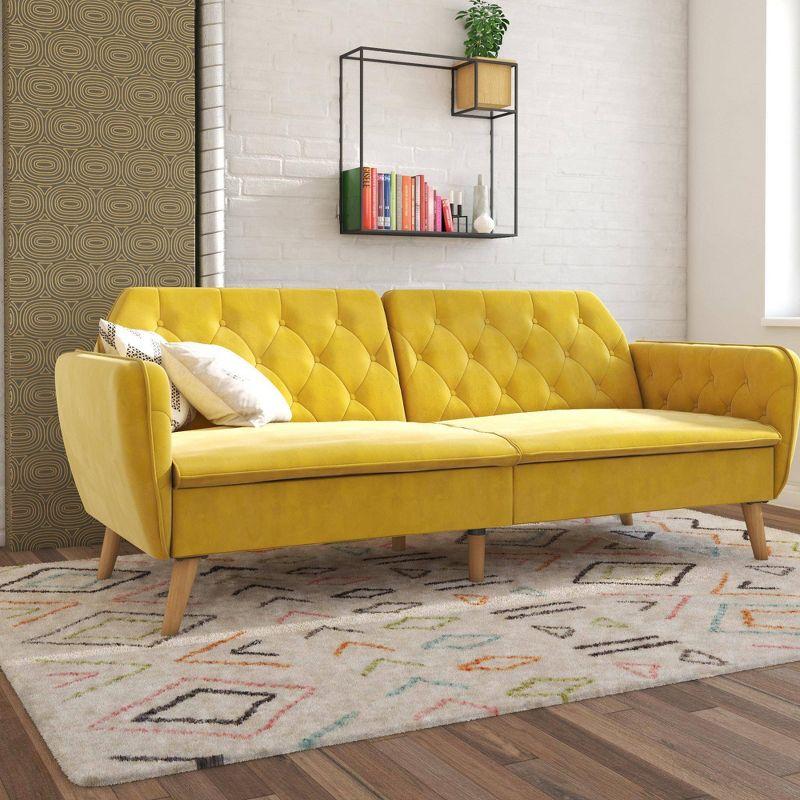 Tallulah Memory Foam Futon and Sofa Bed - Novogratz