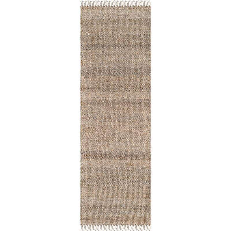 Natural Fiber NF368 Hand Woven Runner Rug - Grey - 2'6"x12' - Safavieh.