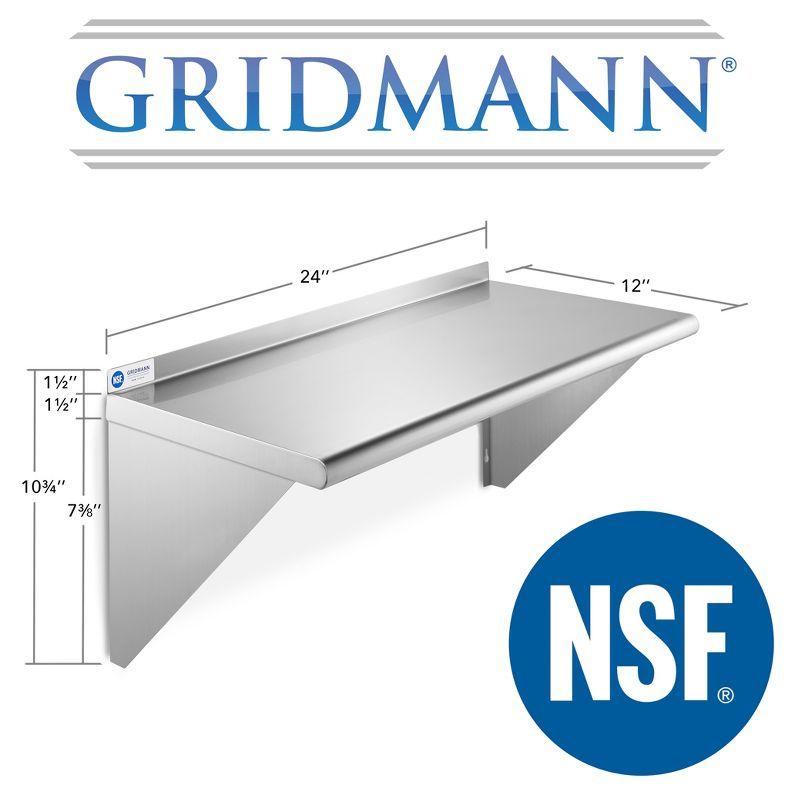 GRIDMANN Metal Bracket Shelf