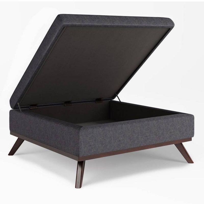 Simpli Home Owen Upholstered Ottoman