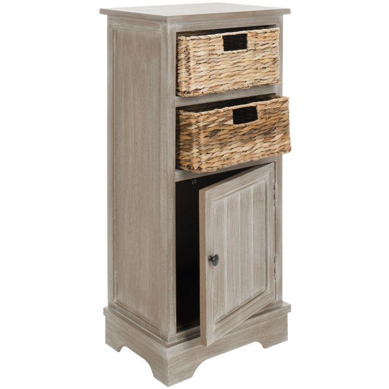 Connery Cabinet - AMH5742 - White Washed - Safavieh Couture