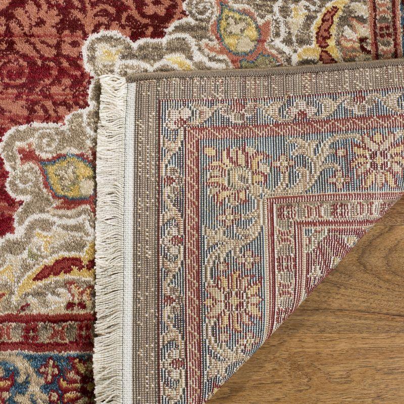 Kashan KSN302 Power Loomed Area Rug - Red/Blue - 9'x12'6" - Safavieh