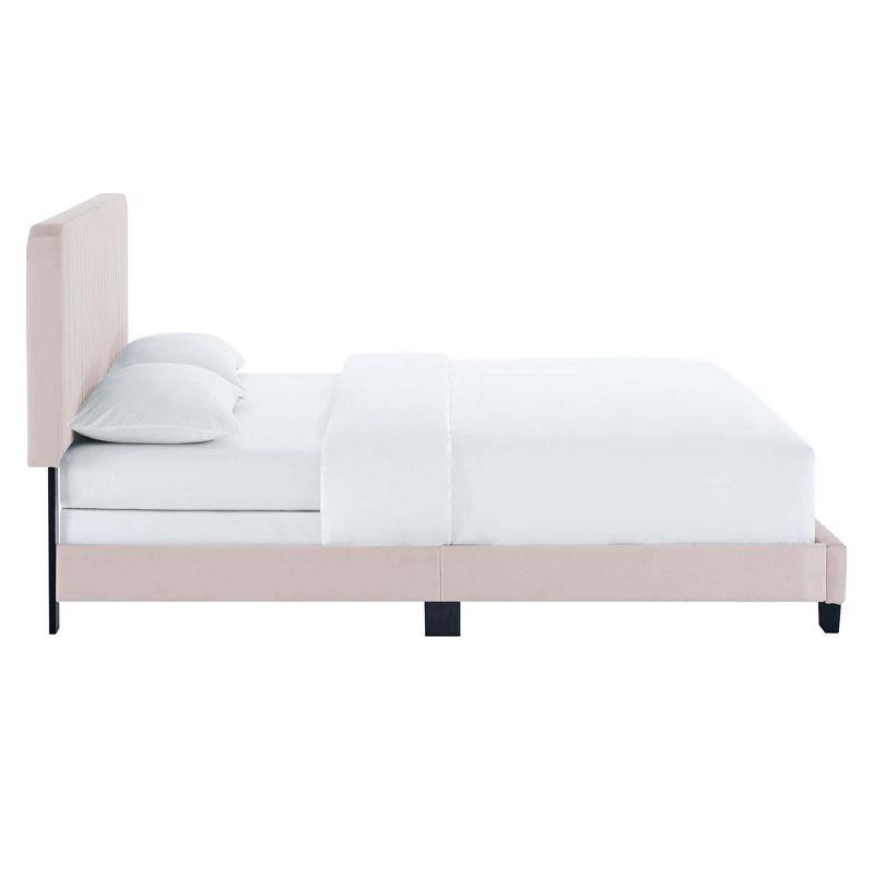 Modway Celine Channel Tufted Performance Velvet Full Bed