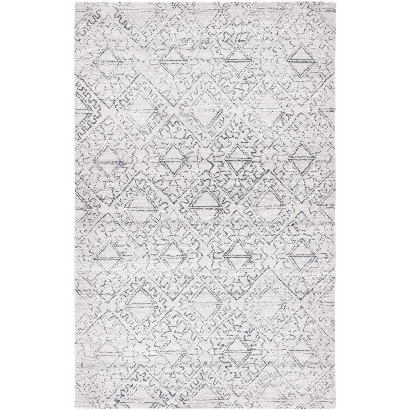 Casablanca CSB241 Hand Tufted Area Rug - Ivory/Black - 3'x5' - Safavieh..