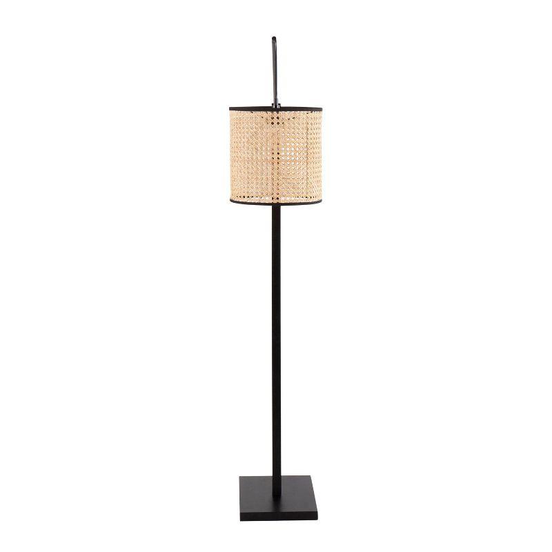 LumiSource Arturo Contemporary Floor Lamp: Adjustable, UL Listed, 60W, Push Button Switch