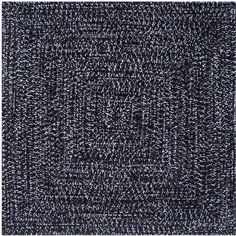 24" x 72" Chenille Tweed Collection Black & Gray Reversible Indoor Area Utility Runner Rug - Better Trends