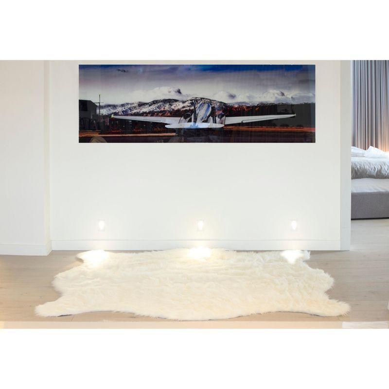 Luxe Classic Faux Hide Rug | Polar bear | 5.25'x7.5'
