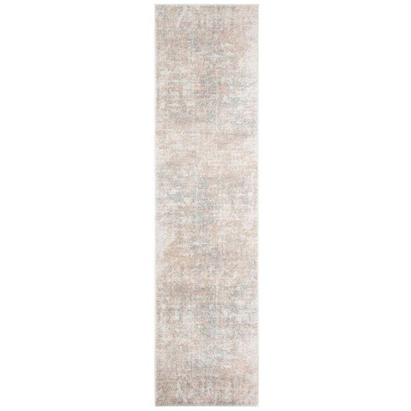 Chic Lodge Style 2'6" x 6' Reversible Runner Rug in Beige/Slate