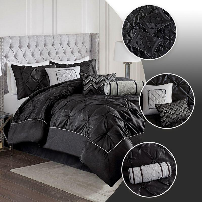 Madison Park Laurel 7 Piece Tufted Comforter Set