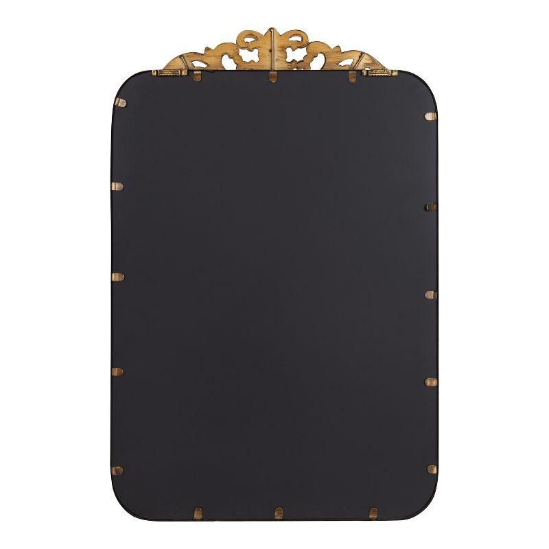Kate and Laurel Laubry Ornate Framed Wall Mirror, 20x30, Gold