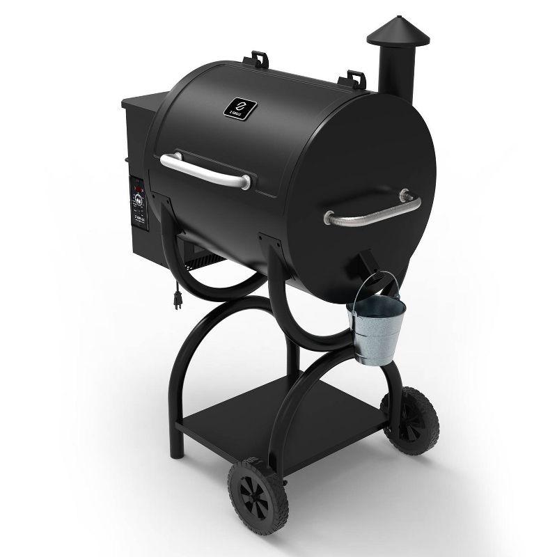 ZPG-550A Grills Wood Pellet Grill BBQ Smoker Digital Control - Black - Z Grills