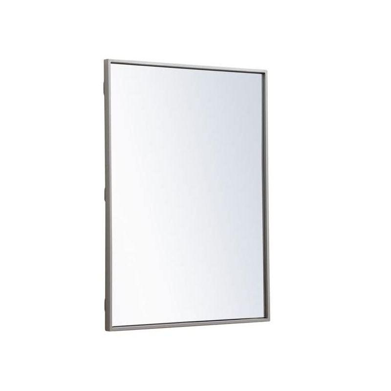 Elegant Lighting Metal frame rectangle mirror 24x 32 inch in Blue