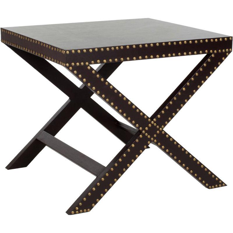 Jeanine X-End Table - Charcoal - Safavieh.