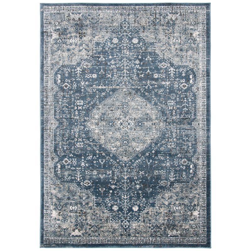 Ivory Elegance 9' x 12' Hand-Knotted Synthetic Area Rug