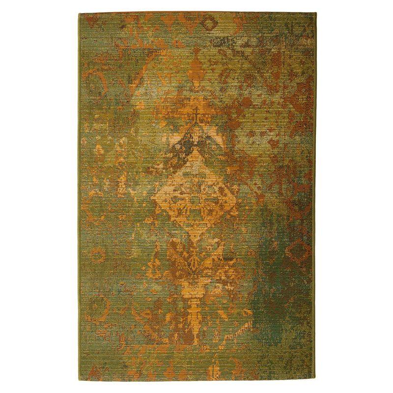 Liora Manne Marina Kermin Indoor/Outdoor Rug Green 2'7" x 4'3"