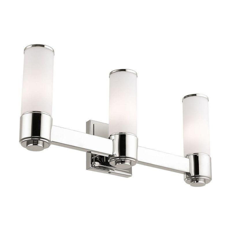 Livex Lighting Weston 3 - Light Vanity in  Polished Nickel