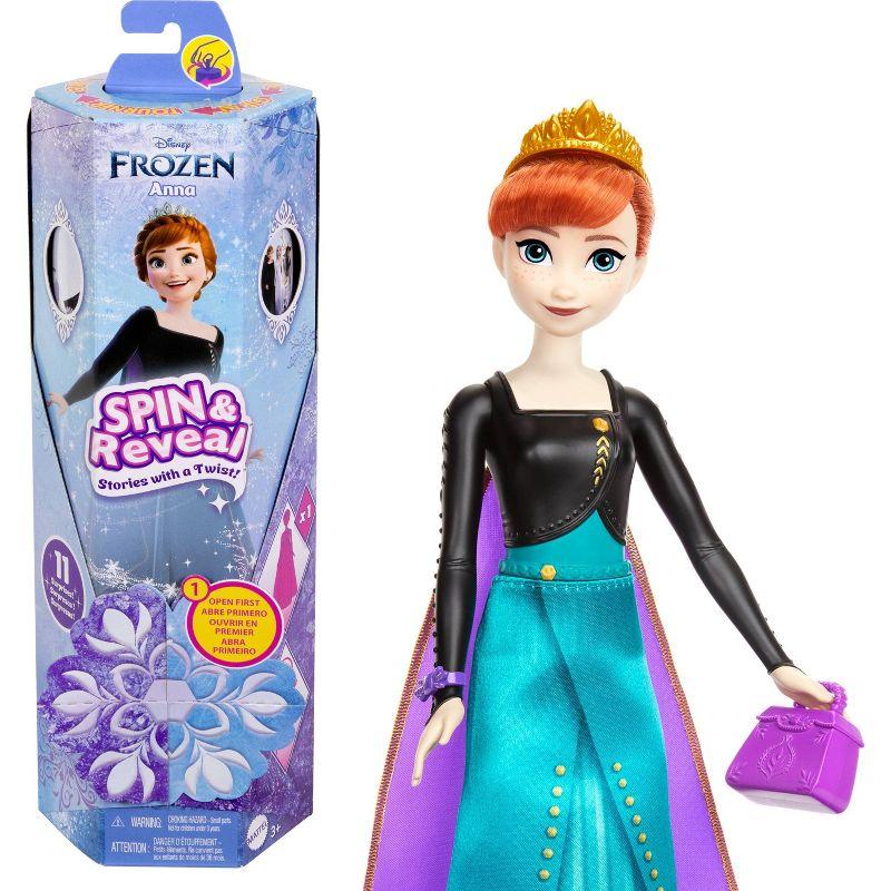 Disney Frozen Spin & Reveal Anna Fashion Doll with Accessories