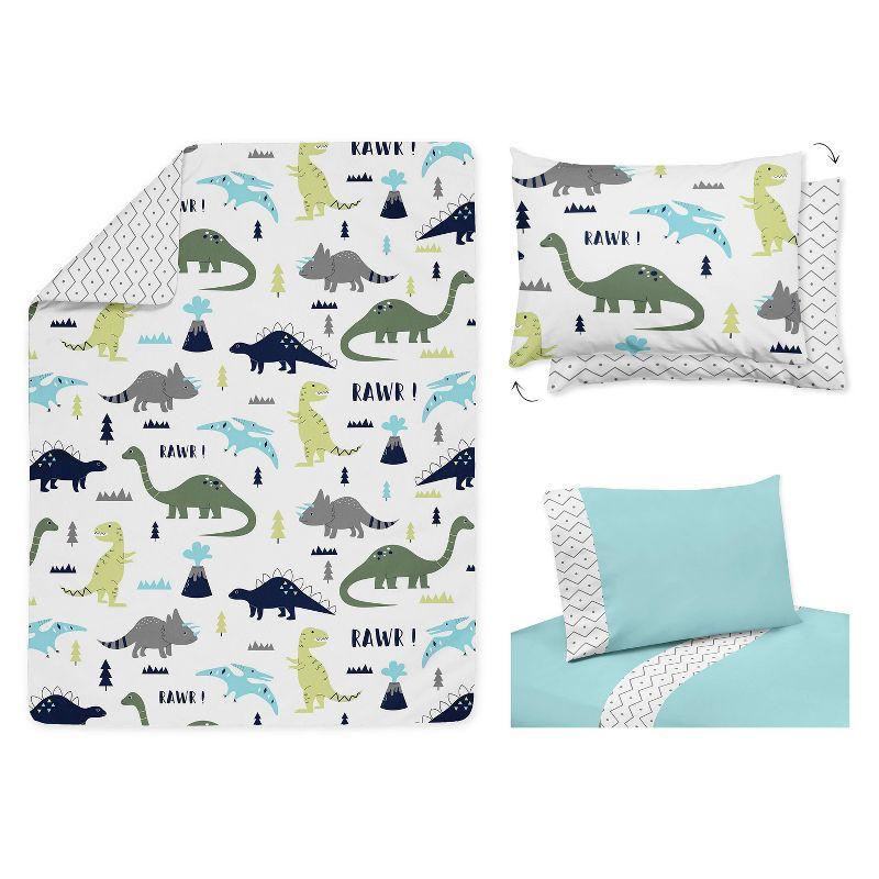 Mod Dinosaur Toddler Comforter Set