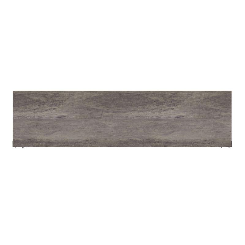 Flash Furniture Wyatt 60" Modern Farmhouse Tall TV Console Cabinet with Storage Cabinets and Shelves for TV's up to 60", Gray Wash