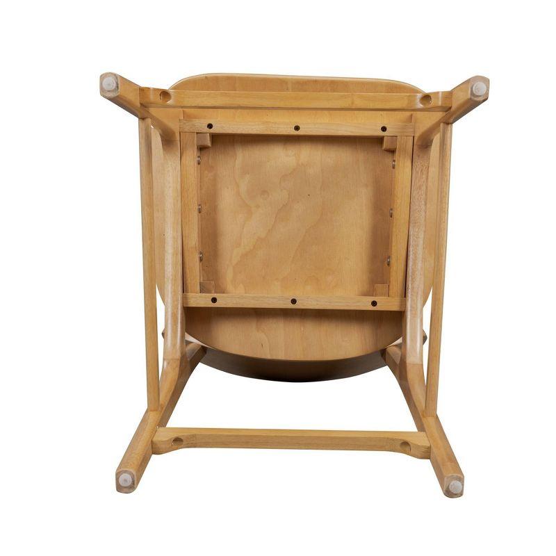 Boraam Solvang Wood Counter Height Barstool Natural