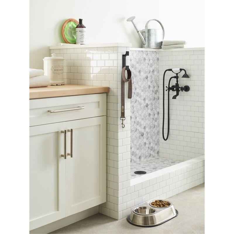 Amerock Bray Contemporary Double Prong Decorative Wall Hook