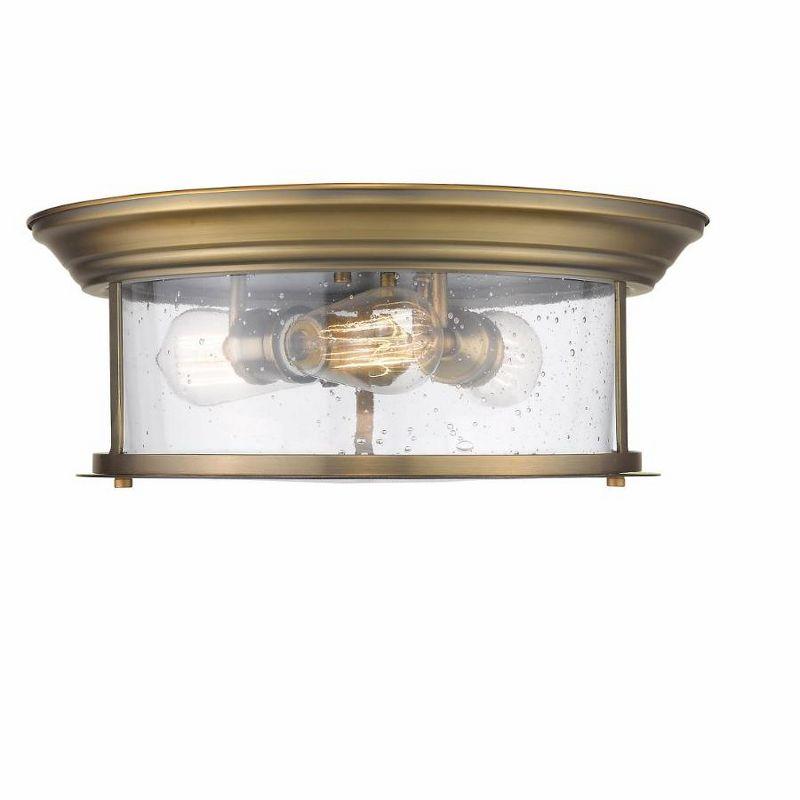 Z-Lite Sonna 3 - Light Flush Mount in  Matte Black