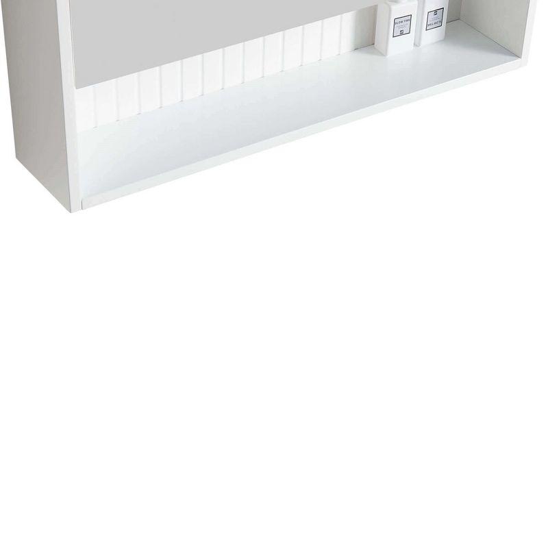 Fine Fixtures Venezian 28" Medicine Cabinet Matte White