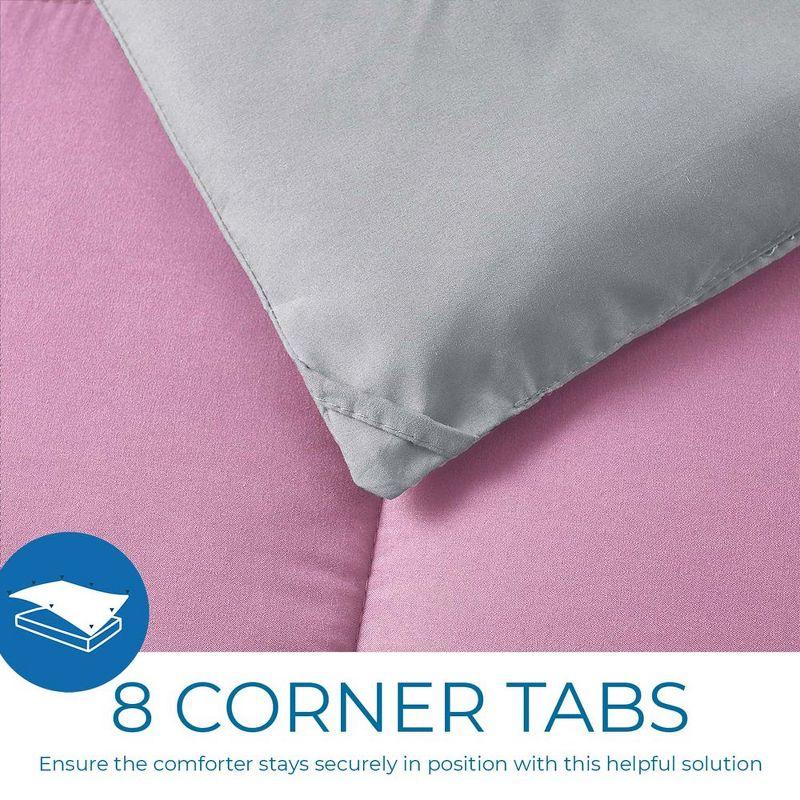 Nestl Nestl All Season Solid Lightweight Down Alternative Reversible Comforter
