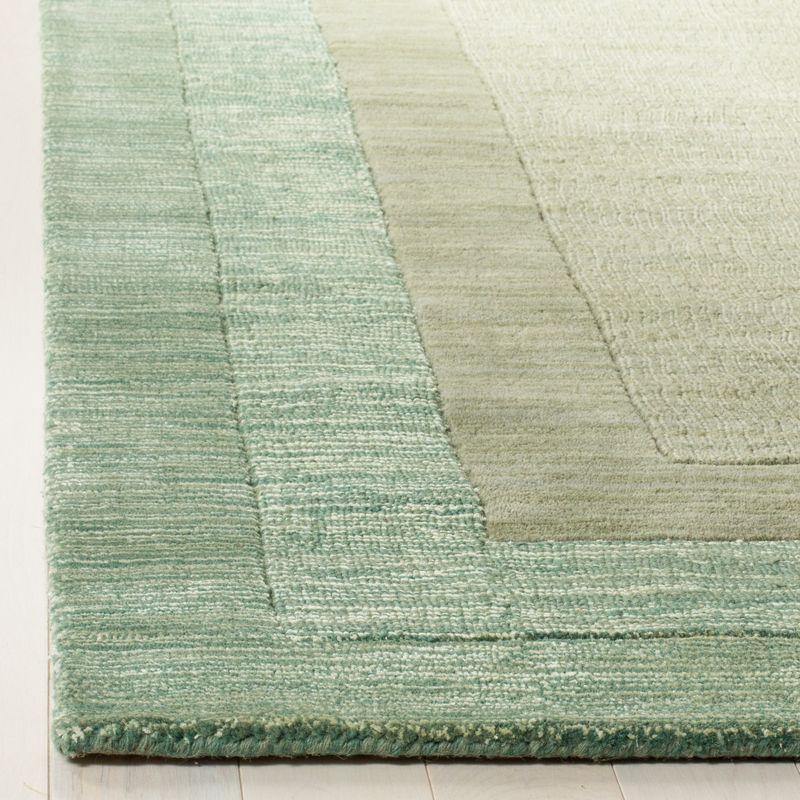 Impressions IM821 Hand Loomed Accent Rug - Green/Beige - 3'x5' - Safavieh