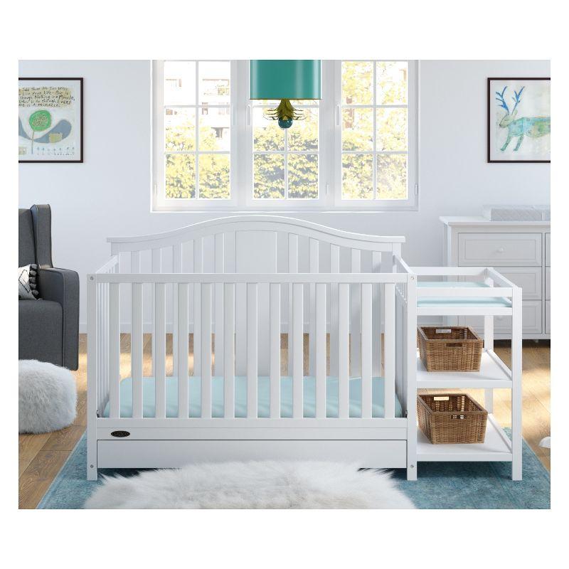 Graco Solano 5-in-1 Convertible Crib and Changer with Drawer