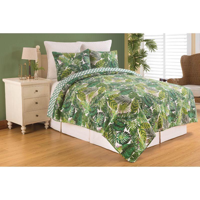 Waialea Bay Cotton Reversible Quilt Set